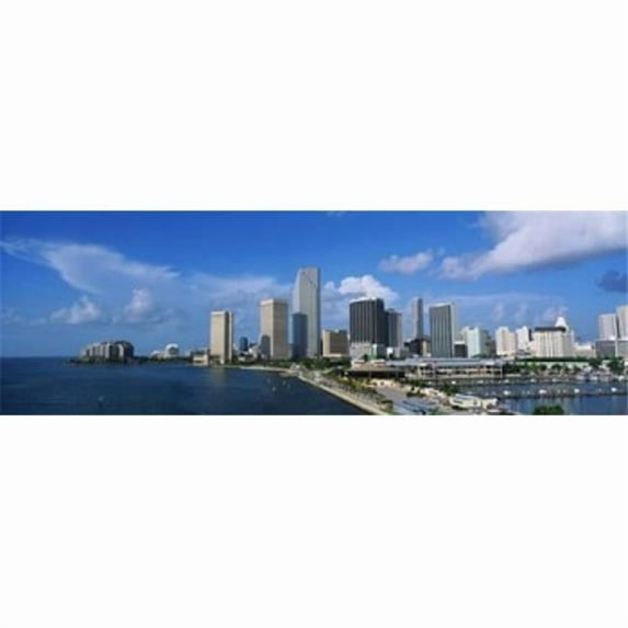 Panoramic Images PPI74930L Miami FL Poster Print by Panoramic Images - 36 x 12