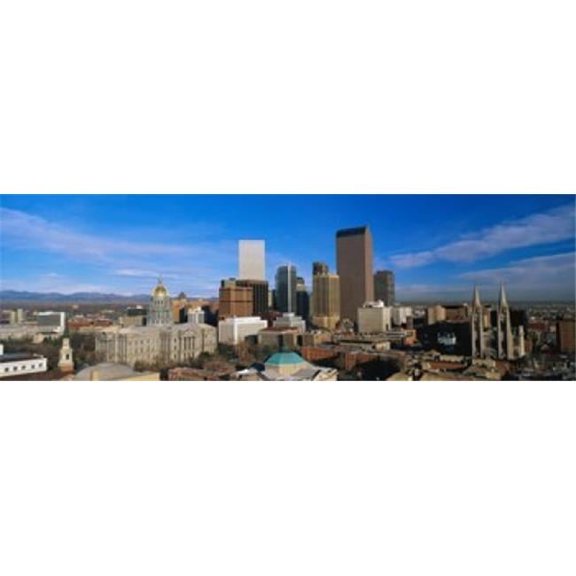 Panoramic Images PPI74984L Denver CO Poster Print by Panoramic Images - 36 x 12