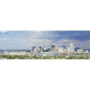 Panoramic Images PPI75905L USA  Colorado  Denver  Invesco Stadium  High angle view of the city Poster Print by Panoramic Images - 36 x 12