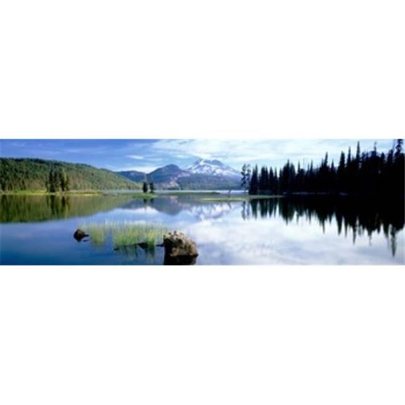 Panoramic Images PPI76000L Cascade Mountains Oregon USA Poster Print by Panoramic Images - 36 x 12