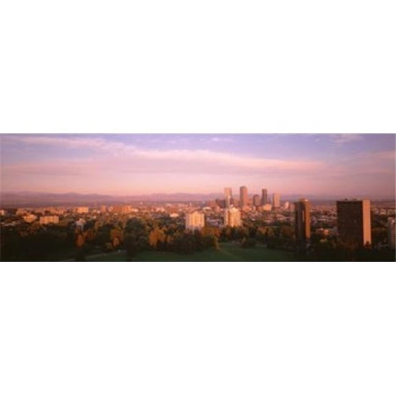 Panoramic Images PPI76841L Denver CO Poster Print by Panoramic Images - 36 x 12