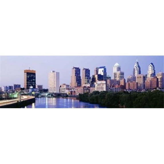 Panoramic Images PPI78277L Philadelphia Pennsylvania USA Poster Print by Panoramic Images - 36 x 12