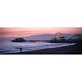 thumbnail image 1 of Panoramic Images PPI78283L Santa Monica Pier Santa Monica Ca Poster Print, 36 x 12, 1 of 1