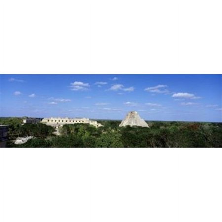 Panoramic Images Pyramid Of The Magician Uxmal Yucatan Peninsula Mexico Poster Print by Panoramic Images - 36 x 12