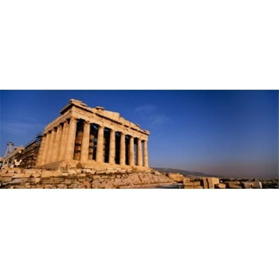 Panoramic Images Ruins of a temple Parthenon Athens Greece Poster Print by Panoramic Images - 36 x 12