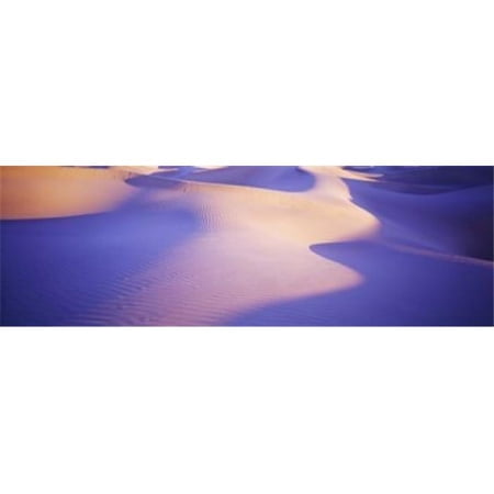 Panoramic Images Sand dunes at sunset Stovepipe Wells Death Valley California USA Poster Print by Panoramic Images - 36 x 12