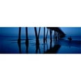 thumbnail image 1 of Panoramic Images PPI111649L Silhouette of a pier  Hermosa Beach Pier  Hermosa Beach  California  USA Poster Print by Panoramic Images - 36 x 12, 1 of 1