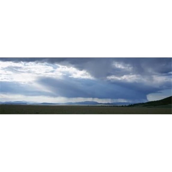 Panoramic Images PPI33615L Storm cloud over a landscape  Weston Pass  Colorado  USA Poster Print by Panoramic Images - 36 x 12