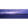 thumbnail image 1 of Panoramic Images PPI133950L Suspension bridge across a bay  Bay Bridge  San Francisco Bay  San Francisco  California  USA Poster Print by Panoramic Images - 36 x 12, 1 of 1
