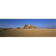 Panoramic Images  The Great Pyramids Giza Egypt Poster Print by Panoramic Images - 36 x 12