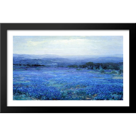 Panoramic Landscape 40x26 Large Black Wood Framed Print Art by Robert Julian Onderdonk