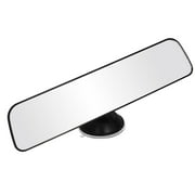 NIAIZEK Black Car Rear View Mirror with Panoramic Visibility for Enhanced Driving Safety and Wide Angle View