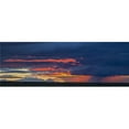 thumbnail image 1 of Panoramic Vew of Sunset Lit Clouds & A Rain Shower Over Grasslands National Park - Saskatchewan Canada Print - 36 x 14 in. - Large, 1 of 1