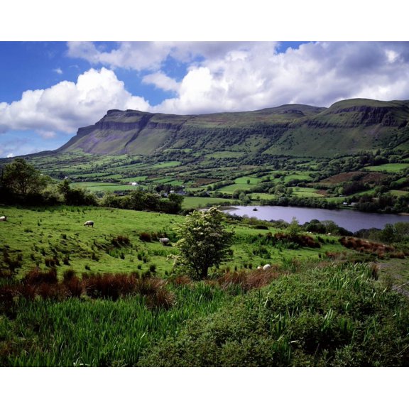 Panoramic View Of A Landscape County Leitrim Republic Of Ireland by The Irish Image Collection / Design Pics