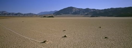 Panoramic View Of An Arid Landscape Death Valley National Park Nevada California USA Canvas Art - Panoramic Images (36 x 13)