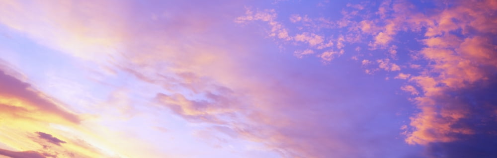 Panoramic View Of The Sky Canvas Art - The Irish Image Collection  Design Pics (34 x 11)