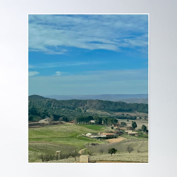 Panoramic View Poster Wall Art, Modern Wall Decor, 8x12 UNFRAMED