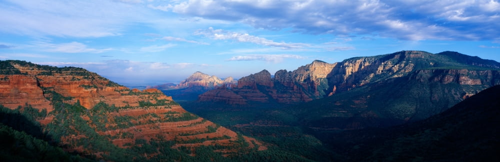 Panoramic View Sedona Arizona Canvas Art - Panoramic Images (36 x 12)