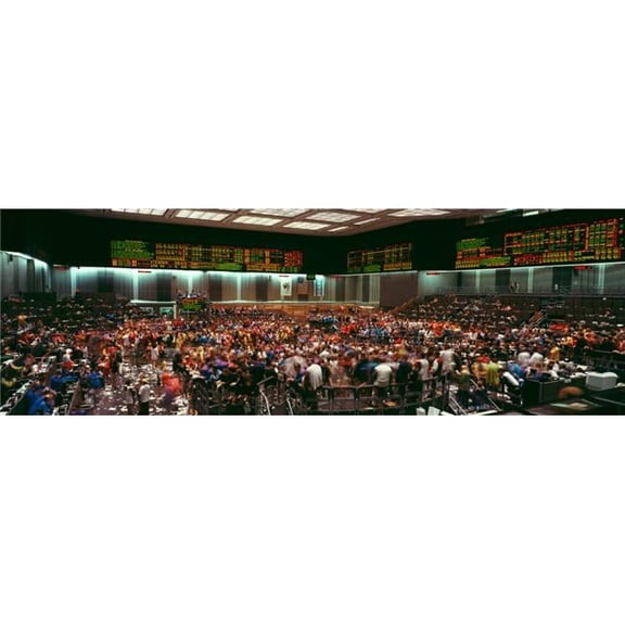 Panoramic View of Chicago Mercantile Exchange Poster Print - 36 x 12