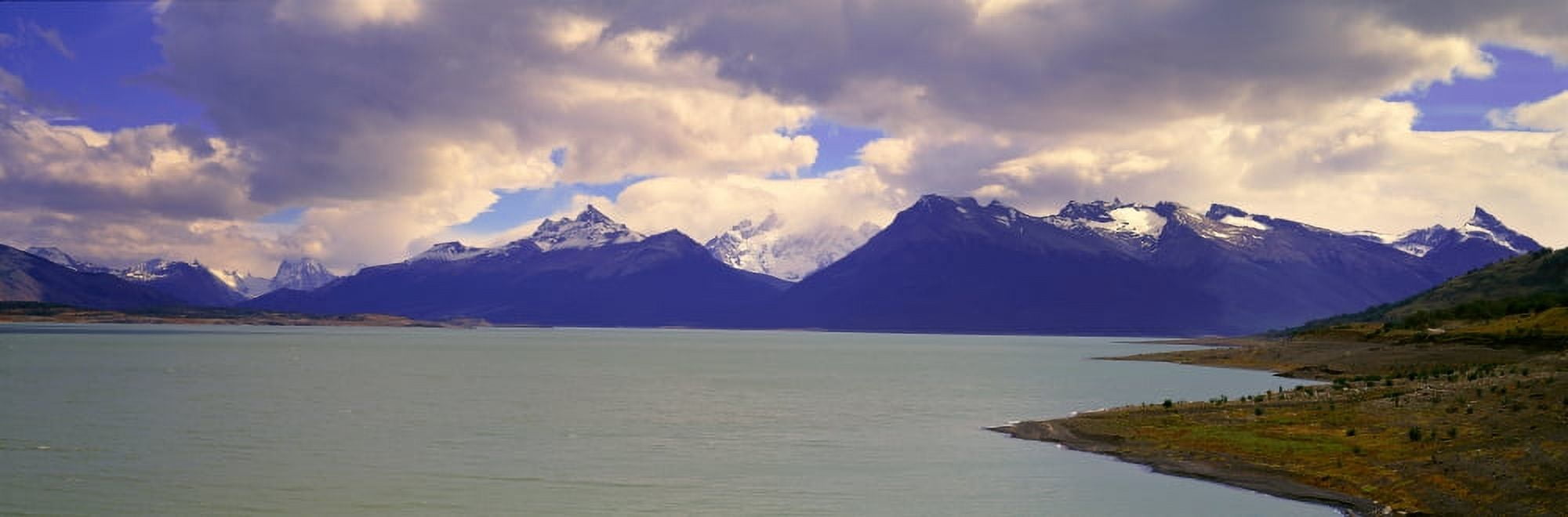 Panoramic view near Perito Moreno Glacier at Canal de Tempanos in Parque Nacional Las Glaciares near El Calafate Patagonia Argentina Canvas Art - Panoramic Images (27 x 9)