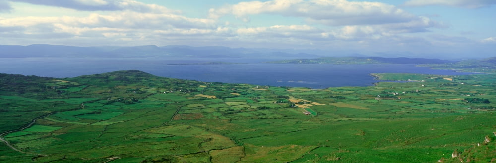 Panoramic view of County Cork Ireland Canvas Art - Panoramic Images (36 x 12)