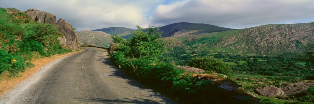Panoramic view of Healy Pass Cork Ireland Canvas Art - Panoramic Images (27 x 9)