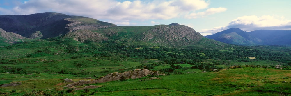 Panoramic view of Healy Pass Cork Ireland Canvas Art - Panoramic Images (36 x 12)