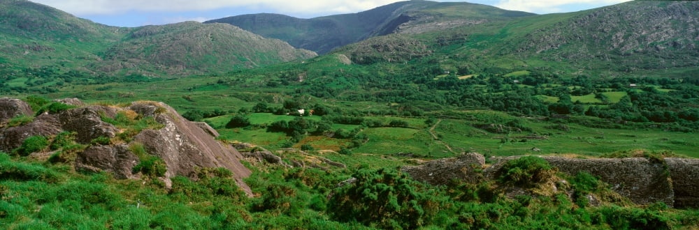 Panoramic view of Healy Pass Cork Ireland Canvas Art - Panoramic Images (36 x 12)