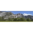 thumbnail image 1 of Panoramic view of Yosemite Falls and the Yosemite meadow in late spring  Yosemite National Park  California  USA Poster Print by  - 36 x 12, 1 of 1