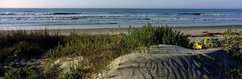 Panoramic view of a beach Kiawah Island Golf Resort Kiawah Island Charleston County South Carolina USA Canvas Art - Panoramic Images (27 x 9)