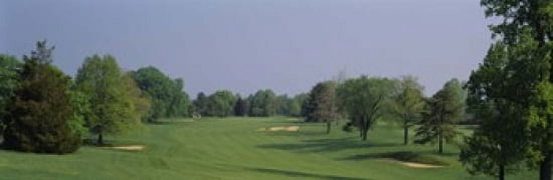 Panoramic view of a golf course Baltimore Country Club Maryland USA Canvas Art - Panoramic Images (18 x 6)