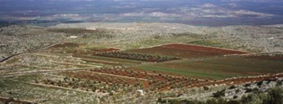 Panoramic view of a landscape Aleppo Syria Canvas Art - Panoramic Images (18 x 7)