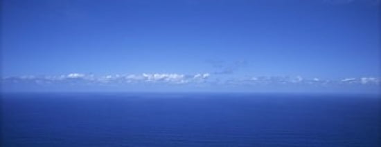 Panoramic view of the seascape Boaventura Sao Vicente Madeira Portugal Canvas Art - Panoramic Images (30 x 12)