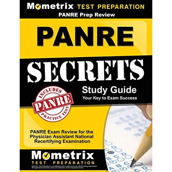 Pre-Owned PANRE Prep Review: PANRE Secrets Study Guide: PANRE Review for the Physician Assistant National (Paperback) by Mometrix Physician Assistant Certifica (Editor)