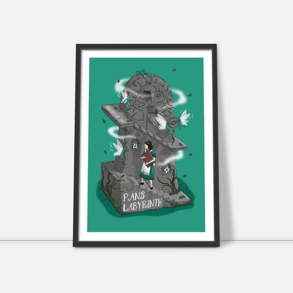 Pans Labyrinth Film Poster, Guillermo Del Toro El Laberinto Del Fauno Wall Art Print