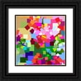 thumbnail image 1 of Pansanit, Surapol 12x12 Black Ornate Wood Framed with Double Matting Museum Art Print Titled - Beautiful Flowers, 1 of 4