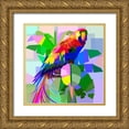 thumbnail image 1 of Pansanit, Surapol 20x20 Gold Ornate Wood Framed with Double Matting Museum Art Print Titled - Bird 001, 1 of 4