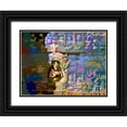 thumbnail image 1 of Pansanit, Surapol 24x19 Black Ornate Wood Framed with Double Matting Museum Art Print Titled - Idol Wall, 1 of 4