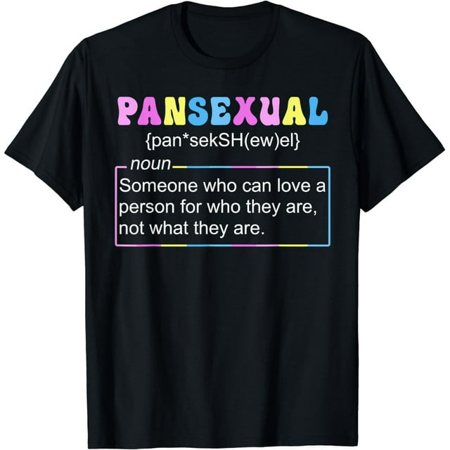 Pansexual Definition Lgbt Rainbow Pride Parade Best Friends T Shirt