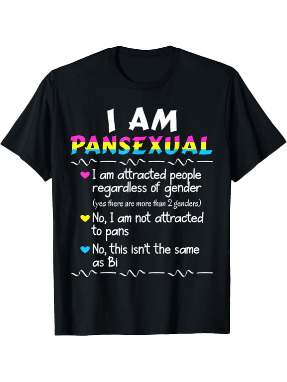Pansexual Definition LGBT Rainbow Pride Parade Best Friends T-Shirt