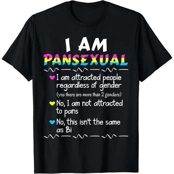 Pansexual Definition LGBT Rainbow Pride Parade Best Friends T-Shirt