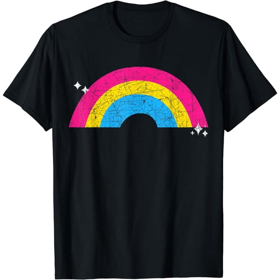 Pansexual Flag Rainbow Pan Pride Month LGBTQ Pansexual T-Shirt