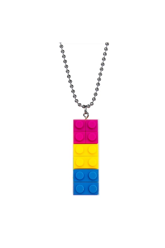 Pansexual Necklace for Men - Pansexual Jewelry for Women - Pride Accessories (Pansexual Necklace)