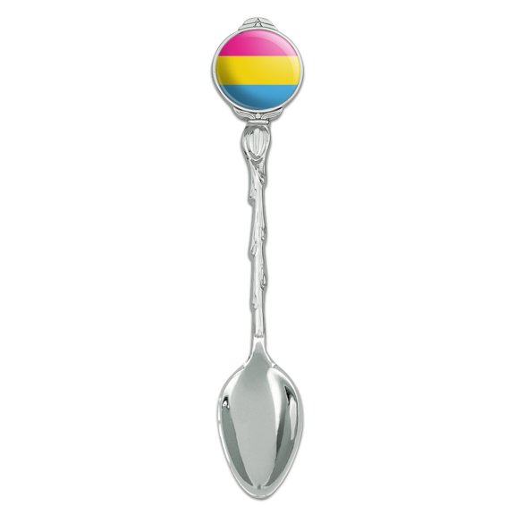 Pansexual Pansexuality Pride Flag Novelty Collectible Demitasse Tea Coffee Spoon