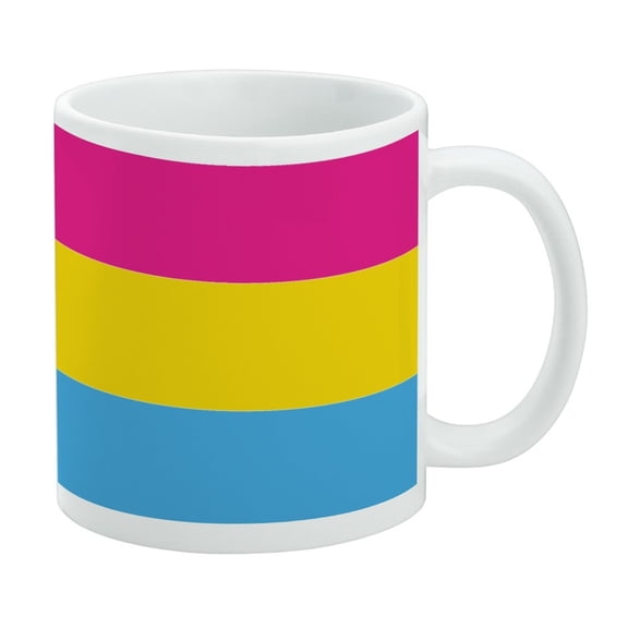 Pansexual Pansexuality Pride Flag White Mug