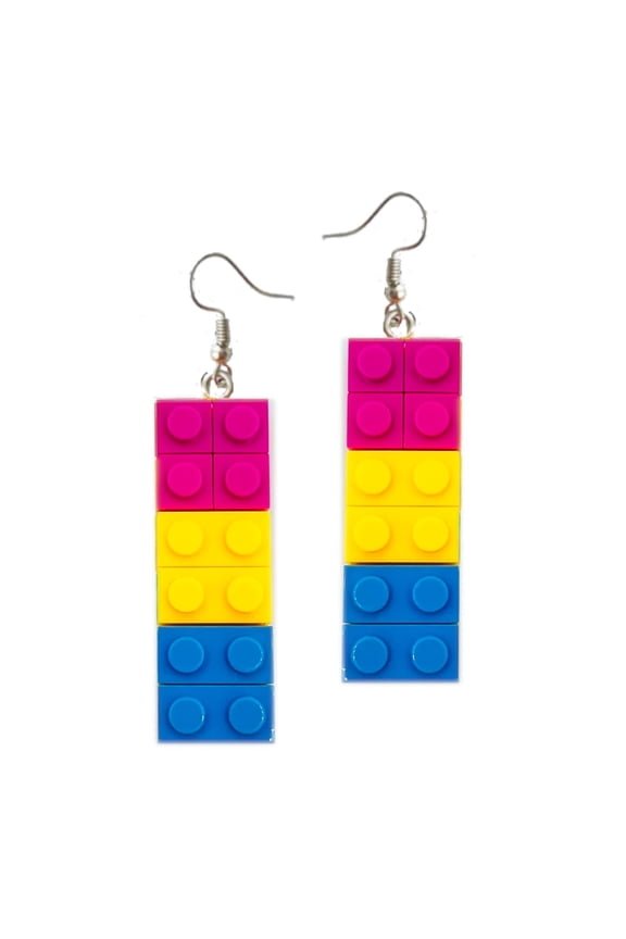 Pansexual Pride Accessories Men - Pansexual Accessories - Pansexual Jewelry (Pansexual Earrings)