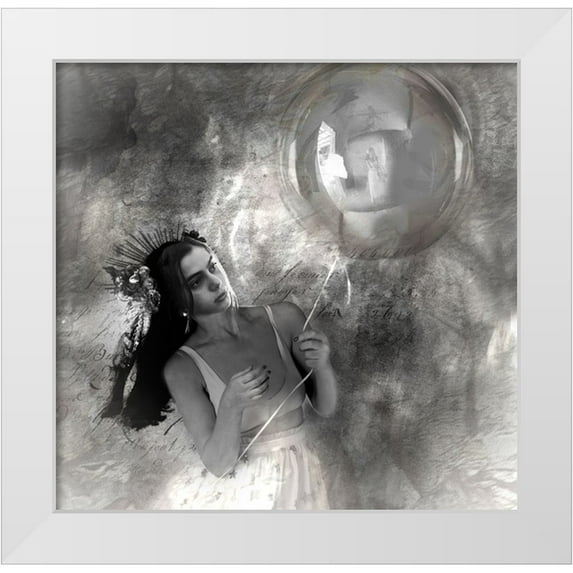 Pansky, Rachel 15x15 White Modern Wood Framed Museum Art Print Titled - The Balloon