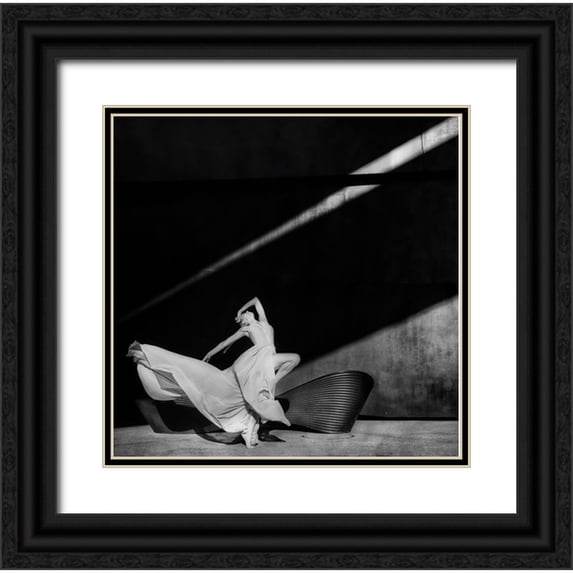 Pansky, Rachel 26x26 Black Ornate Wood Framed with Double Matting Museum Art Print Titled - Dancing With The Light