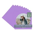 thumbnail image 1 of Pansy Purple Picture Frame Mat for 14x14 Frames - Circle Opening for 12x12 Photos - 10 Mats, 1 of 7