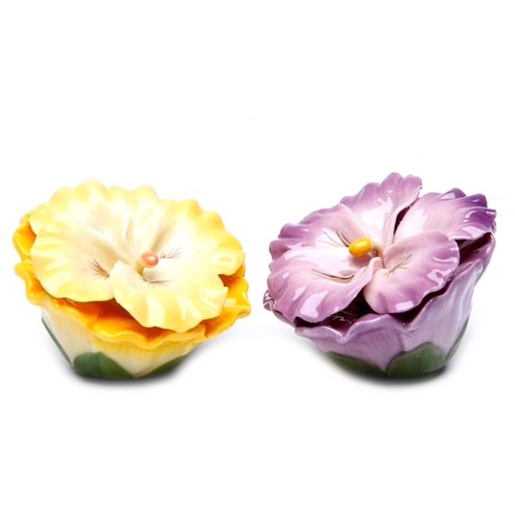 Pansy Salt & Pepper Shaker